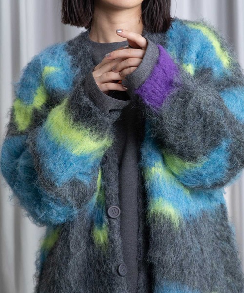 MARECHAL TERRE（マルシャルテル） カーディガン ジャガードオーバー