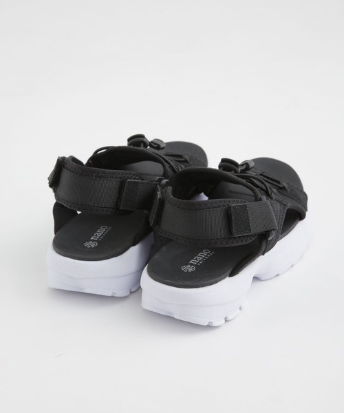 「NANO universe」 フラットパンプス M ブラック レディース_画像2