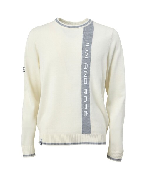 JUN&ROPE'（ジュンアンドロペ） セーター ニット インターシャロゴ入り