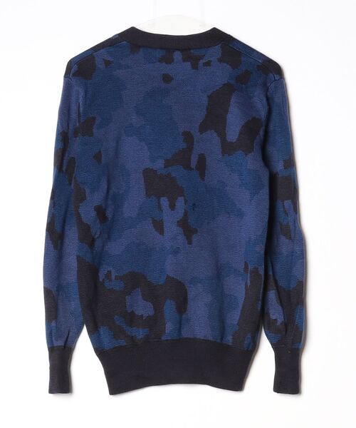 「VANQUISH」 ニットカーディガン LARGE ブルー メンズ_画像2