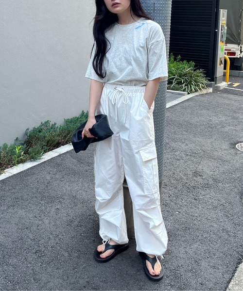 「feepur」 カーゴパンツ MEDIUM ブラック レディース_画像7