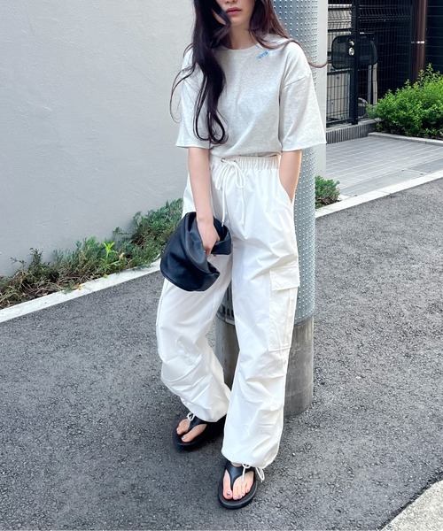 「feepur」 カーゴパンツ MEDIUM ブラック レディース_画像8