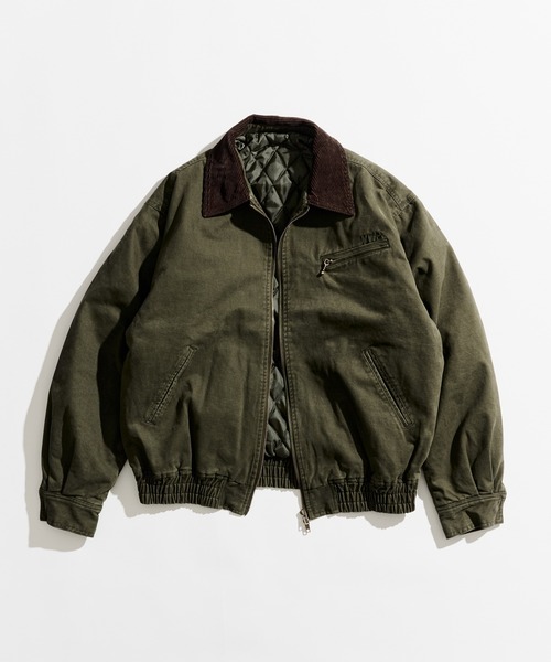 WETTEMPT ブルゾン アウター SULFUR DYED QUILTED TWILL BLOUSON