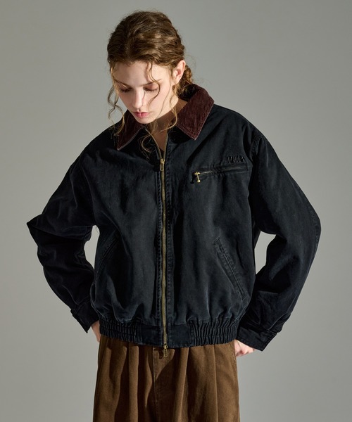 WETTEMPT ブルゾン アウター SULFUR DYED QUILTED TWILL BLOUSON