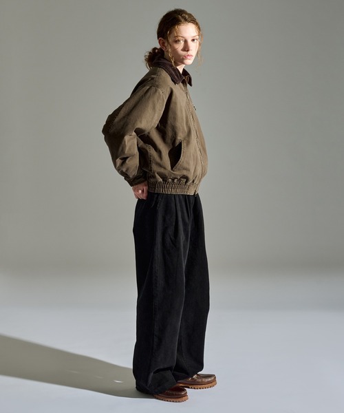 WETTEMPT ブルゾン アウター SULFUR DYED QUILTED TWILL BLOUSON