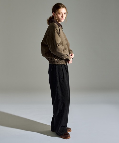 WETTEMPT ブルゾン アウター SULFUR DYED QUILTED TWILL BLOUSON