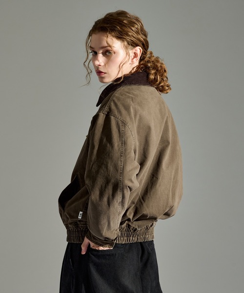 WETTEMPT ブルゾン アウター SULFUR DYED QUILTED TWILL BLOUSON