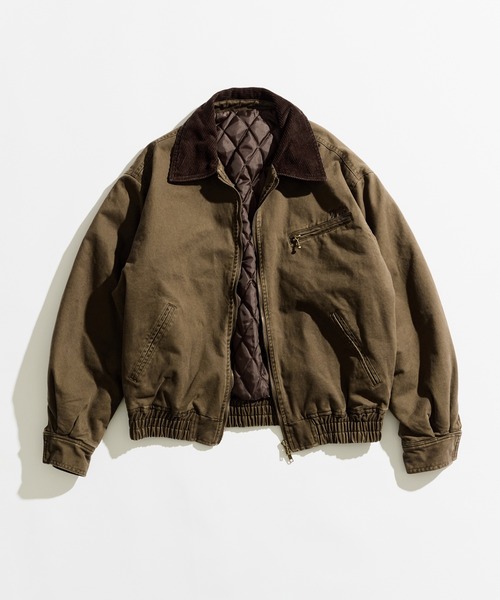 WETTEMPT ブルゾン アウター SULFUR DYED QUILTED TWILL BLOUSON