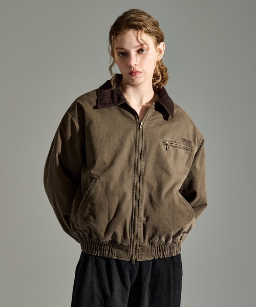 WETTEMPT ブルゾン アウター SULFUR DYED QUILTED TWILL BLOUSON