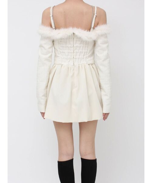 EATME（イートミー） ワンピース ビジューストラップミニワンピース