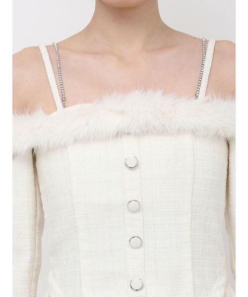 EATME（イートミー） ワンピース ビジューストラップミニワンピース