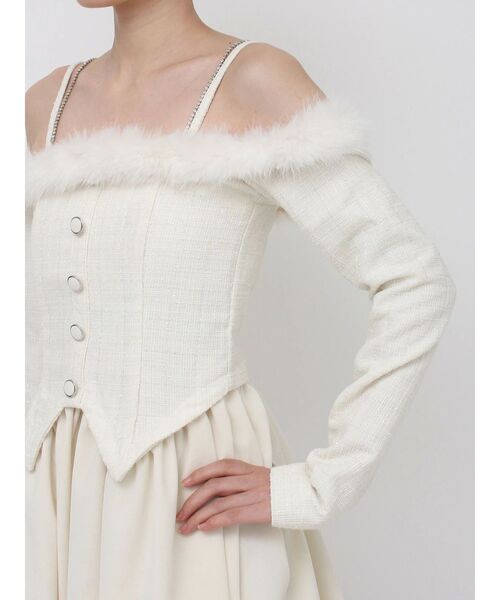 EATME（イートミー） ワンピース ビジューストラップミニワンピース