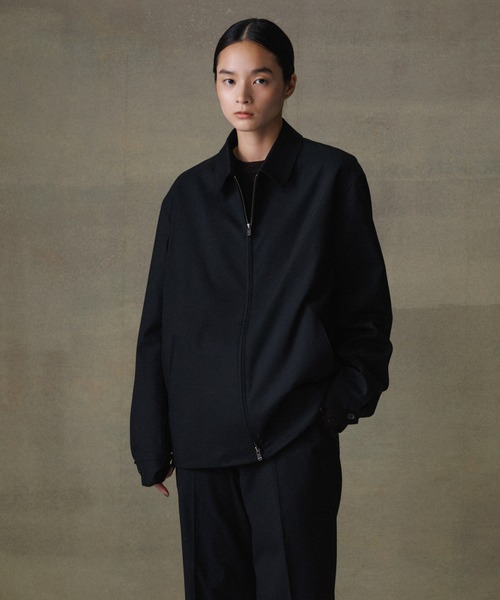 新品未使用✨アダムエロペ　パテッドステンカラーブルゾン　ブラック　2024AW ADAM ET ROPE'（アダムエロペ）の「パテッドステンカラーブルゾン