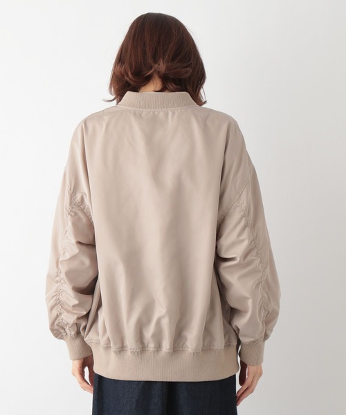 「GLOBAL WORK」 ブルゾン LARGE ベージュ レディース_画像8