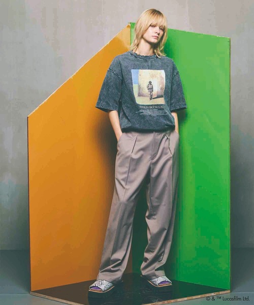 「MAISON SPECIAL」 半袖Tシャツ 2 チャコールグレー メンズの画像