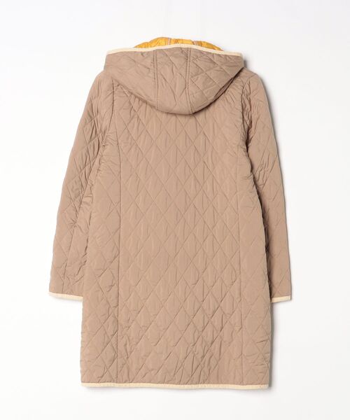 「Lugnoncure」 キルティング中綿コート M ベージュ レディース_画像2