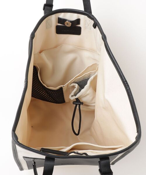 「SOLPRESA」 トートバッグ ONE SIZE ベージュ×ブラック レディース_画像4