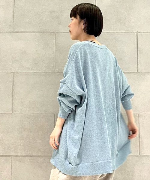 「JOURNAL STANDARD LUXE」 カーディガン - グレー レディース_画像3