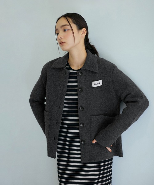 ADAM ET ROPE'（アダムエロペ） ニットカーディガン FREE