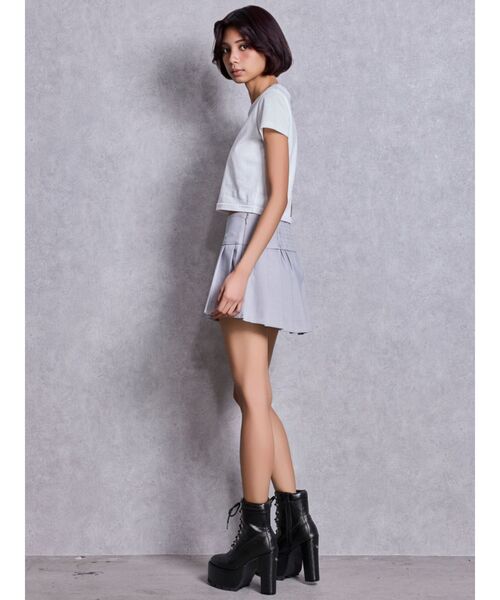 新品 GYDA ジェイダ shiny lace upタンクソールショートブーツ GYDA（ジェイダ） ブーツ shiny lace upタンクソールショートブーツ