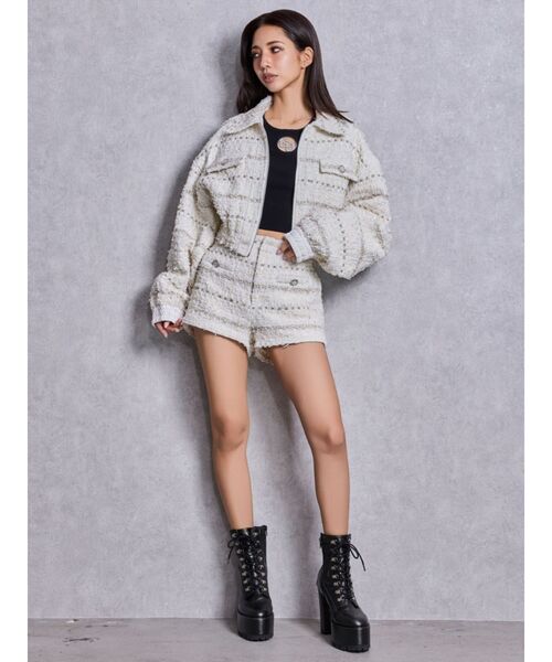 新品 GYDA ジェイダ shiny lace upタンクソールショートブーツ GYDA（ジェイダ） ブーツ shiny lace upタンクソールショートブーツ