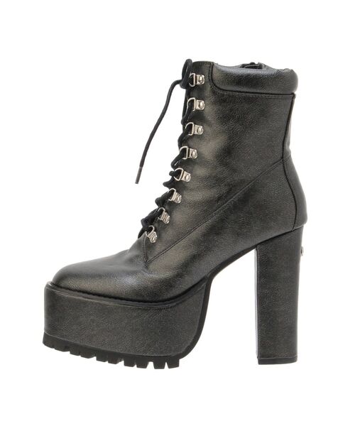 GYDA（ジェイダ） ブーツ shiny lace upタンクソールショートブーツ