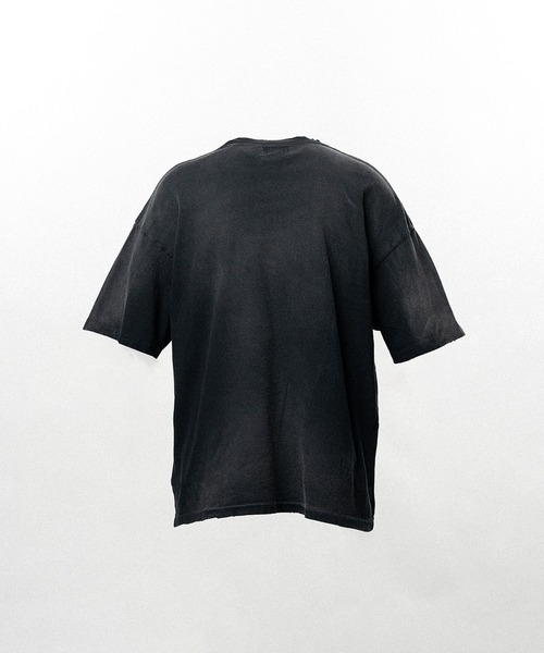 KAMIYA tシャツ THE DARKNESS WILL DISAPPEAR” Distressed T-shirt