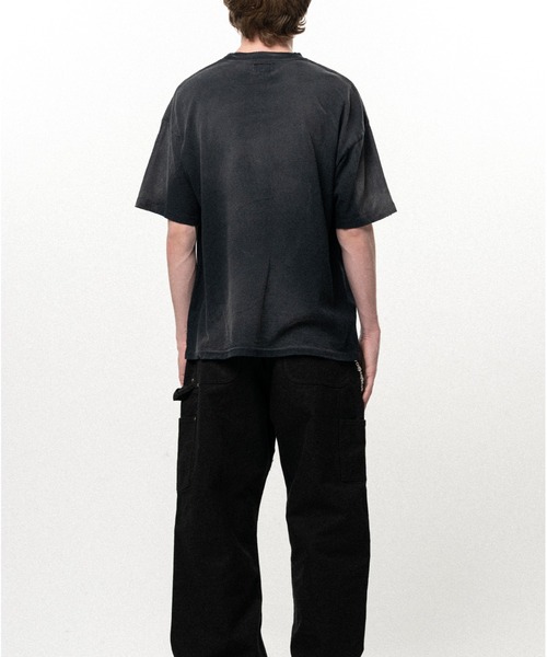 KAMIYA tシャツ THE DARKNESS WILL DISAPPEAR” Distressed T-shirt