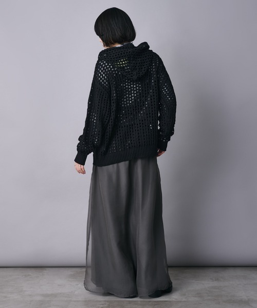 「Ellno Loset」 長袖ニット SMALL グレー メンズ_画像4