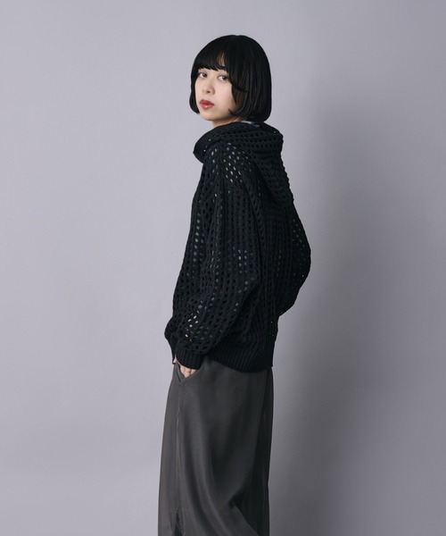 「Ellno Loset」 長袖ニット SMALL グレー メンズ_画像5
