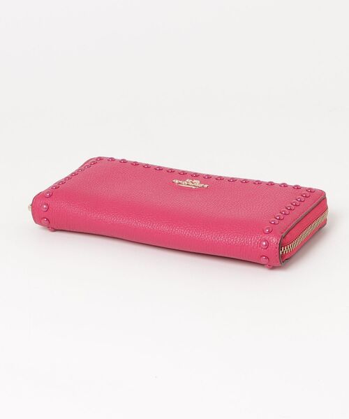 新品　COACH コーチ　ビジュー付き長財布 COACH（コーチ） ビジュー財布 - ピンク レディース : ZOZOTOWN Yahoo