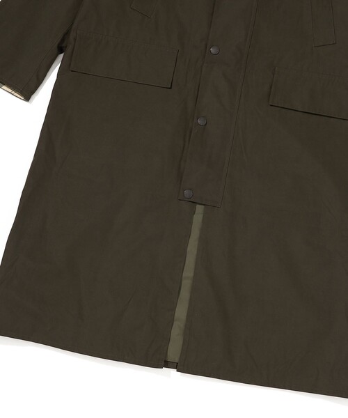 美品　Barbour セージグリーン　ロングコート 40\