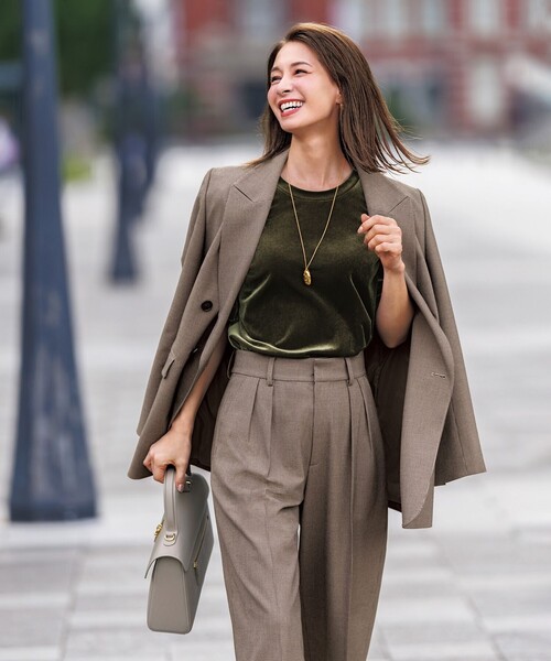 「UNFILO」 ジャケット MEDIUM ブラウン レディース_画像2