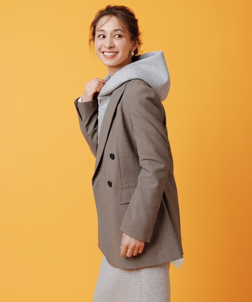 「UNFILO」 ジャケット MEDIUM ブラウン レディース_画像3