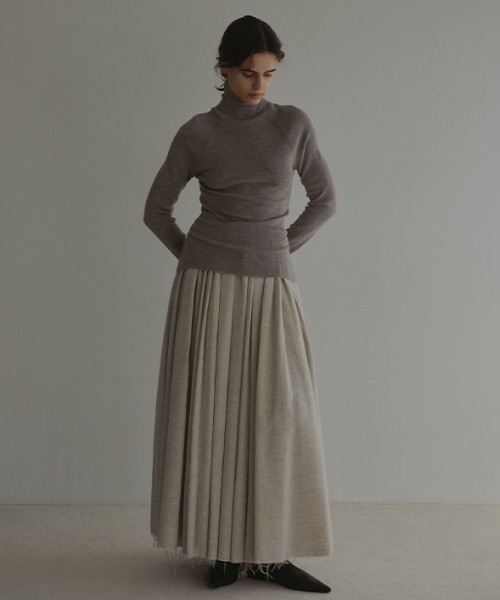 ETRE TOKYO（エトレトウキョウ） ロングスカート M ホワイト