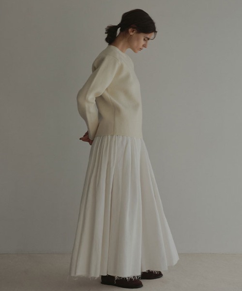 ETRE TOKYO（エトレトウキョウ） ロングスカート M ホワイト