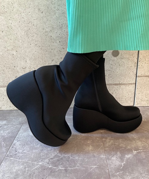 「Jeffrey Campbell」 ショートブーツ 35 パープル レディース_画像8