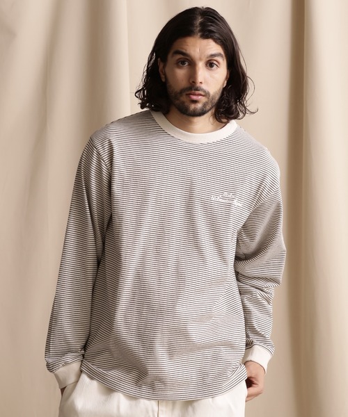 Schott N.Y.C（ショット） 「schott」 長袖Tシャツ X-LARGE ナチュラル