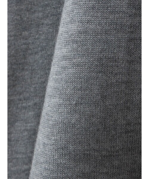 「mizuiroind」 ニットカーディガン FREE チャコールグレー レディース_画像4