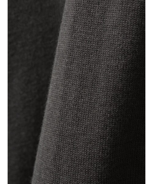 「mizuiroind」 ニットカーディガン FREE チャコールグレー レディース_画像5