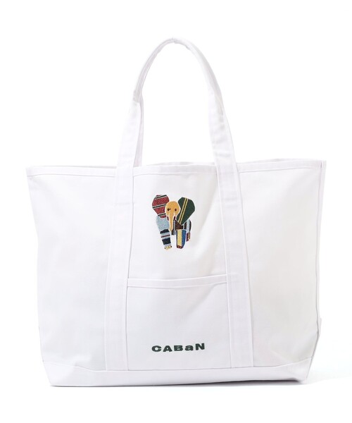 CABaN（キャバン） トートバッグ Elephant刺繍 プレイフルトートバッグ
