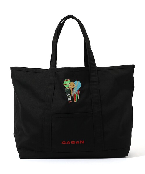 CABaN（キャバン） トートバッグ Elephant刺繍 プレイフルトートバッグ