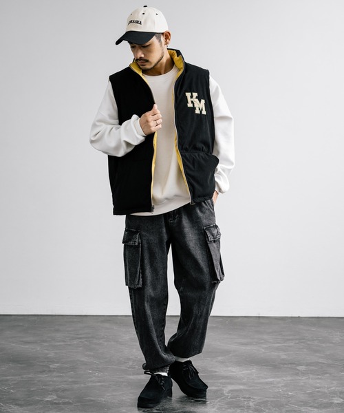 「KRIFF MAYER」 ベスト M ネイビー メンズ_画像4