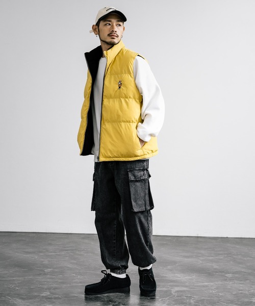 「KRIFF MAYER」 ベスト M ネイビー メンズ_画像8