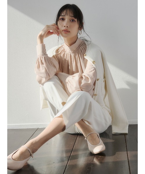パンプス ラムレザーメリージェンの画像