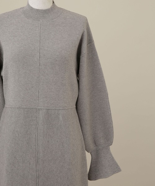 「CASA FLINE」 ニットワンピース FREE バーガンディー レディース_画像6