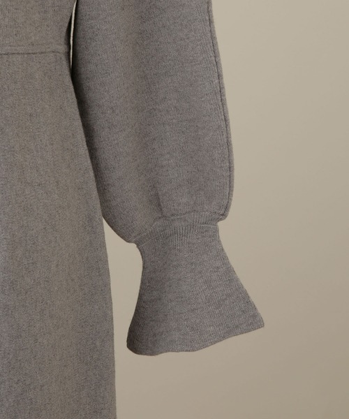 「CASA FLINE」 ニットワンピース FREE バーガンディー レディース_画像8