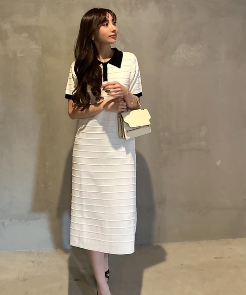 「KOBE LETTUCE」 ニットワンピース M ブルー レディース_画像2