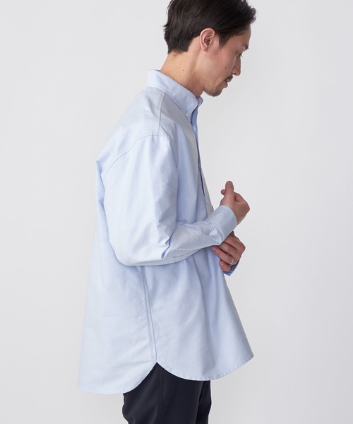 「SHIPS.me」 長袖シャツ M ピンク メンズ_画像2