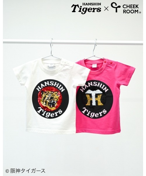 CHEEK ROOM（チークルーム） tシャツ 阪神タイガース スパンコール T